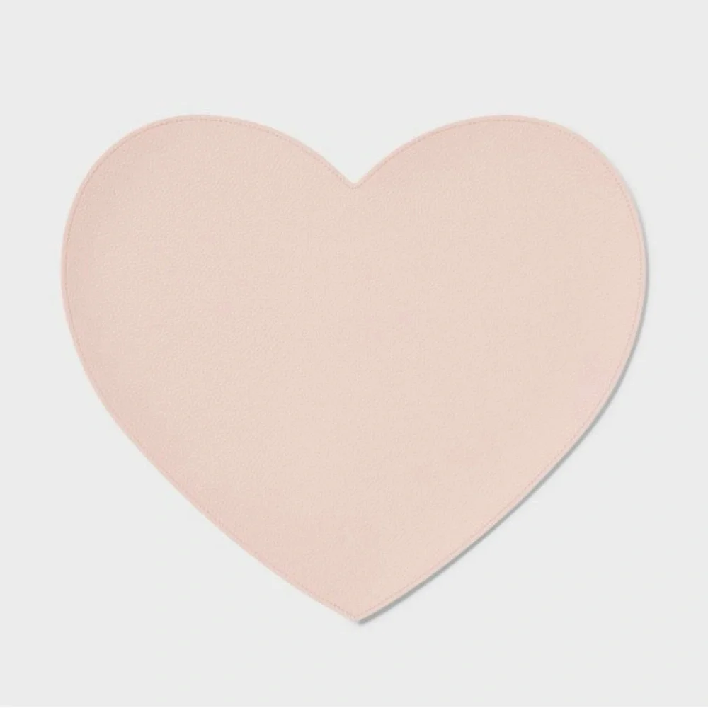 Set of 8 Heart Shaped Placemats Threshold New